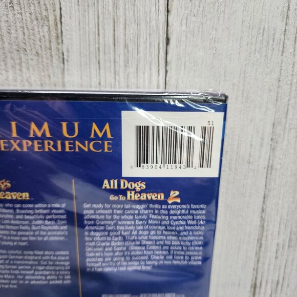 All Dogs Go To Heaven - Double Feature 2-DVD Set 2008 - Brand NEW! - Picture 4 of 4